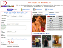 Tablet Screenshot of datington.com